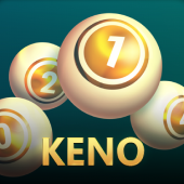 Keno game icon with number grid