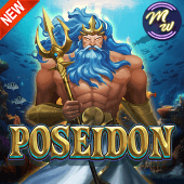 Poseidon slot icon with a trident